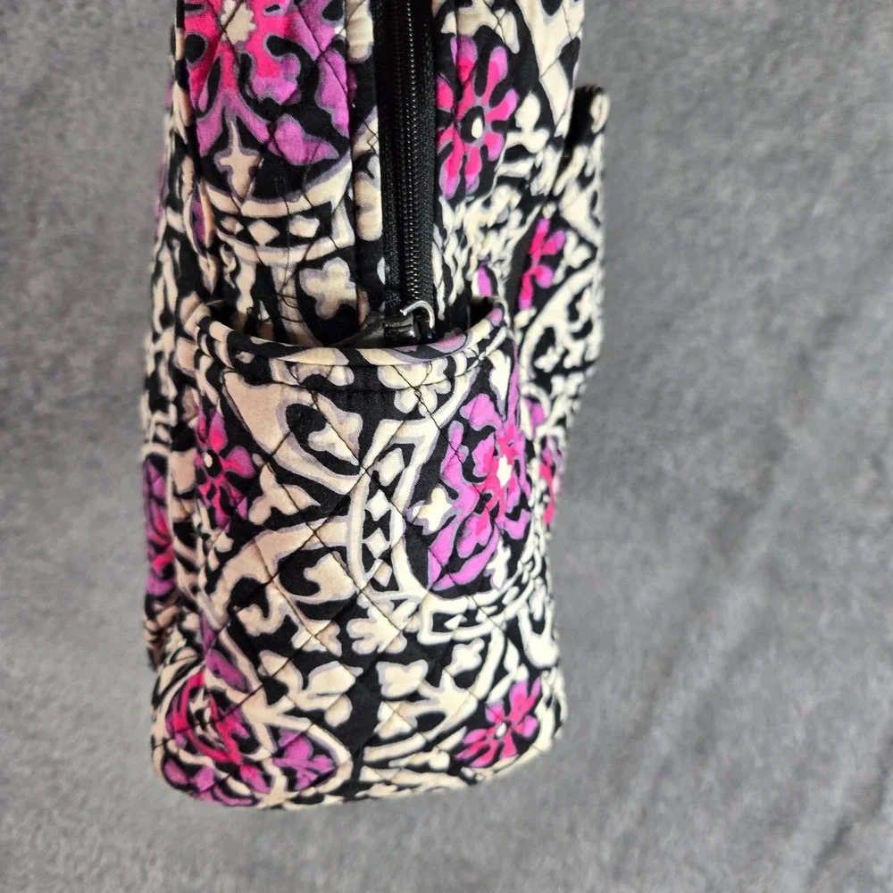 Vera Bradley Provencal Quilted Cotton Diaper Bag with‎ Changing Pad Pink Black